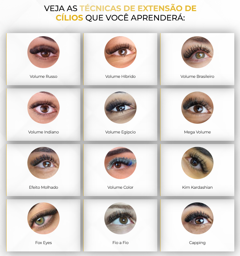 Curso Viver de Cílios da Larissa Costa